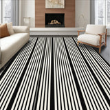 Elegant Striped Entrance(Black)