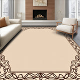 Artisan Crafted Heritage Arabesque Scrollwork(Beige)