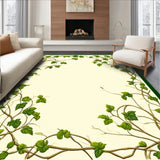 Verdant Garden Accent with Boho Inspired Botanical Motifs(Green)