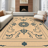 Desert Interlocking Medallion Trellis Wave(Beige)