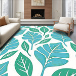 Botanical Dreamscape with Flourishing Leaf (Blue) - ODIKA