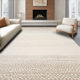 Artisan Crafted Woolen Area Cream Beige Neutral Floor Covering(Beige)