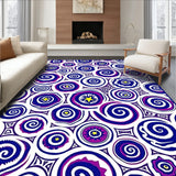 Celestial Dreamscape with Swirling Nebula and Shooting Motifs (Blue)