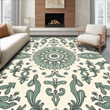 Paisley Medallion Cascade with Eastern Inspired Flourishes(Ivory)