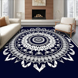 Intricate Dense Textured Surface Contemporary Design (Blue)