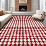Gingham Checkered Heritage Seasonal Accent(Red)