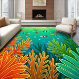 Tropical Lagoon Treasure Sealife Panorama Exotic(Teal)