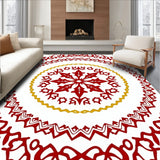 Festive Snowflake Wonderland With Elegant Holiday Charm(Red)