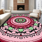 Festive Interlocking Boho Medallion Holiday Winter Celebration(Pink)