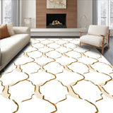 Crystalline Honeycomb Protective Floor Covering (White)