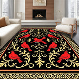 Cardinal Damask Dorm Floor(Black)