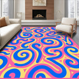 Mid Mod Spiral Labyrinth Design (Pink)