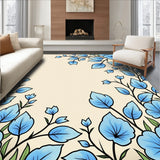 Enchanted Garden Symphony Displaying Harmonious Petal Cascade(Blue)