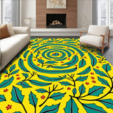 Festive Holly Leaf Spiral Mosaic Design Foam(Yellow)