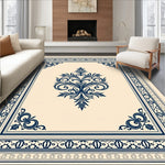 Timeless Damask Heritage Artisan Crafted Symmetrical (Beige) - ODIKA