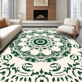 Medallion Abstract with Intricate Flourish Details (Green)