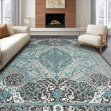 Ultra Soft Area Rug, Non Slip, Stain Resistant, Washable Area Rugs for Living Room, Bedroom, Dual-Colored Transitional Bedroom Stain-Resistant Carpet(Gray)