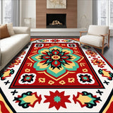 Southwestern Desert Bloom Corridor with Fringe(Red)