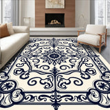 Luxurious Heritage Baroque Scroll Ribbed Artisanal Crafted(Ivory)