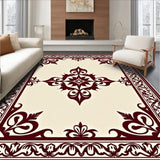 Vintage Damask Non Slip(Beige)