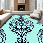 Seaside Damask Elegant Swirl (Blue) - ODIKA