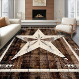 Texas Entry Classic Rustic Welcome Floor(Brown)