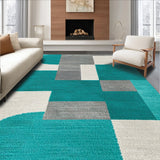 Ultra Soft Area Rug, Non Slip, Stain Resistant, Washable Area Rugs for Living Room, Bedroom, Abstract Serenity Meditation Haven(Green)