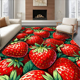 Vibrant Retro Strawberry Motif(Red)