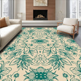 Enchanted Garden Floral Arrangement With Decorative Botanical(Ivory)