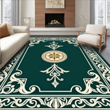 Jewel Ornate Botanical Scroll(Green)