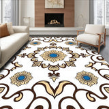 Classical Ornate Flourish Elegant Swirl Timeless(Brown)