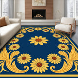 Elegant Floral Symphony Countryside Garden Harvest Decoration(Blue)