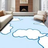 Minimalist Cloud Formation Entry Machine (Blue)