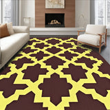 Lattice Interlocking Decorative Floor Covering(Brown)