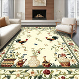 Chelsea Pastoral Rooster Hand Hooked Heritage Collection(Beige)