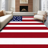 American Flag Area Rug(Red)