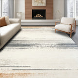 Subtle Striped Runner Non Slip Vintage Floor(Gray)