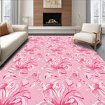 Dreamy Petal Whirl with Delicate Swirling Floral Motifs (Pink) - ODIKA