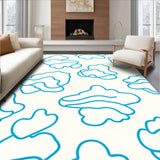 Abstract Cloud Formation Pile Decorative(Blue)