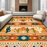 Contemporary Southwestern Desert Bloom(Orange)