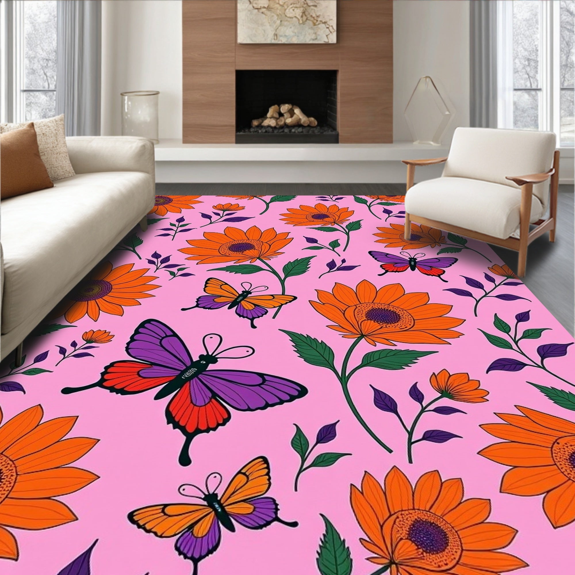 Vibrant Insect Floral Elegant Showpiece (Pink) - ODIKA