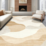 Frenshe Interiors by Ashley Tisdale Modern Abstract Dune Beige Area(Beige)