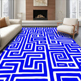 3D Dimensional Illusion Optical Maze Hypnotic Visual (Blue)