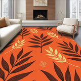 Harvest Eucalyptus Foliage Decorative With Elegant Autumn Motif(Orange)