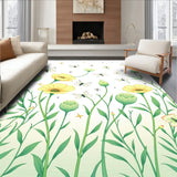 Enchanted Woodland Poppy Moth Mushroom Constellation Tapestry(Yellow)