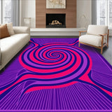 Hypnotic Spiral Vortex Psychedelic Retro Groovy Funky(Purple)