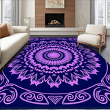 Celestial Starburst with Crystalline Radial Motifs (Purple)