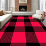 Traditional Buffalo Check Entry with Cabin Styling(Red)