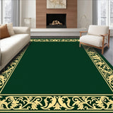Damask Baroque Ornamental Flourish Classic European Elegance(Green)