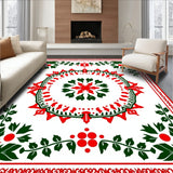 Festive Folk Art Interlocking Motif(Red)